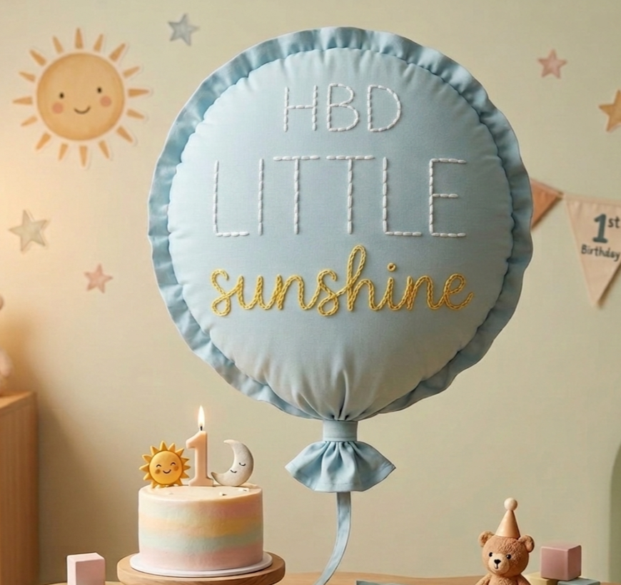 Aesthetic Cotton Fabric Balloon | Nursery Decor