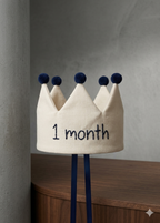 👑✨ Personalized Fabric Birthday Crown  🎂🎀