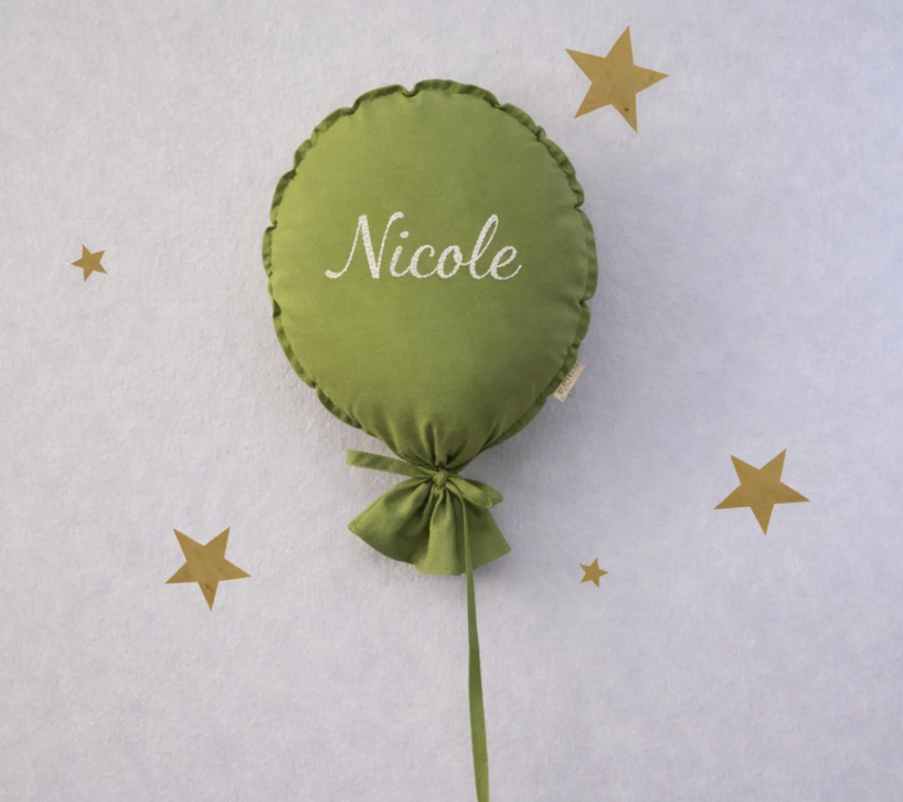 Fabric Cotton Balloon with Name