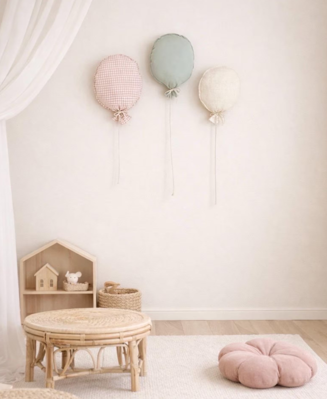 Fabric Cotton Balloon with Name