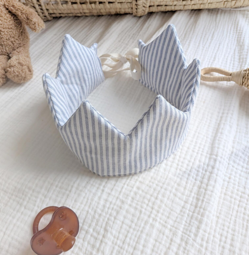 👑✨ Personalized Fabric Birthday Crown  🎂🎀